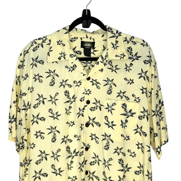 Vintage Team S.U.R.F Hawaii 100% Rayon Palm Tree Hawaiian Shirt Size M - Picture 3 of 7